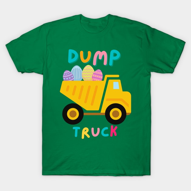 I love Dump Trucks Construction Birthday Party, Dump Truck T-Shirt by Johner_Clerk_Design